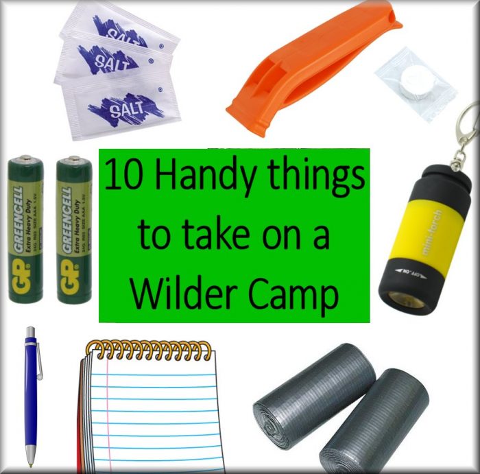 10 Handy things to take on a wilder camp