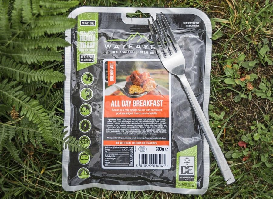 Expedition meals for wilder camping