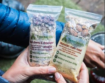 Expedition meals for wilder camping